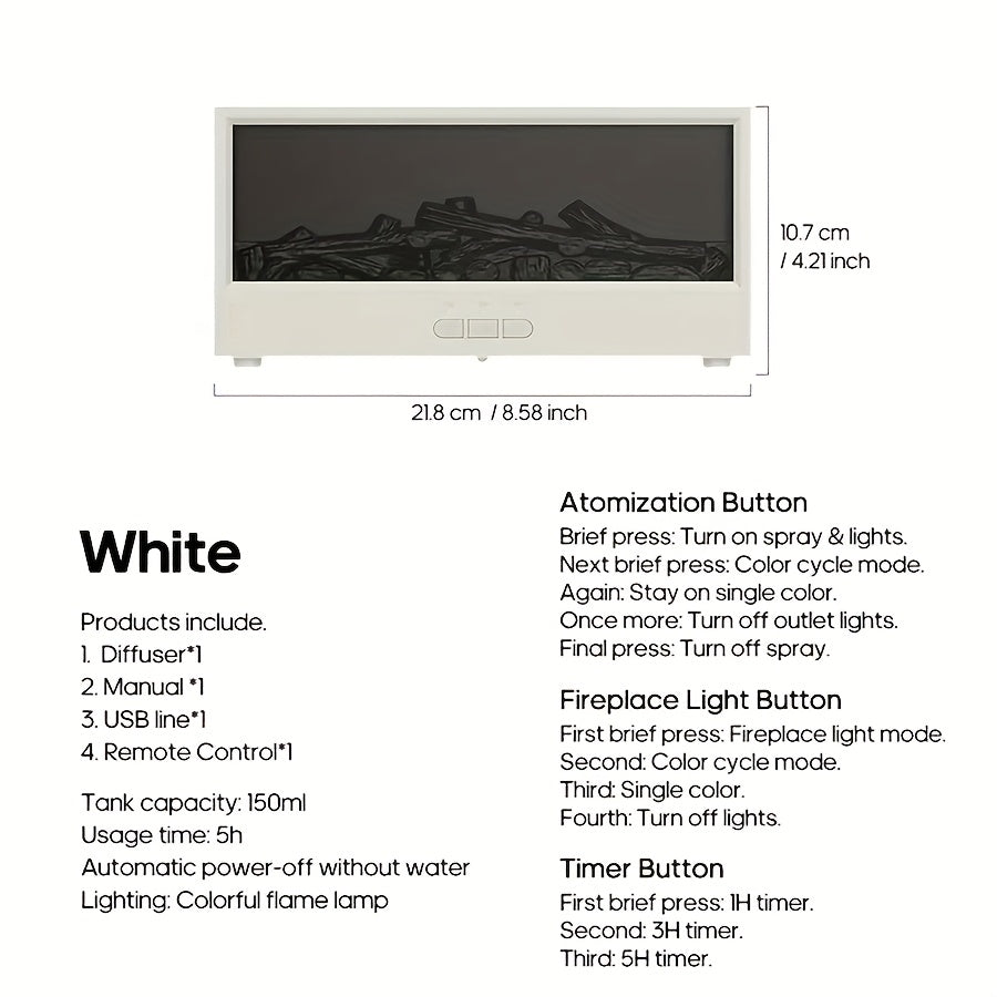 Magiczny Dyfuzor z Efektem Płomienia