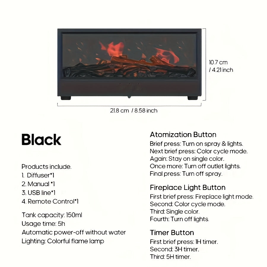 Magiczny Dyfuzor z Efektem Płomienia