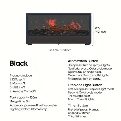 Magiczny Dyfuzor z Efektem Płomienia